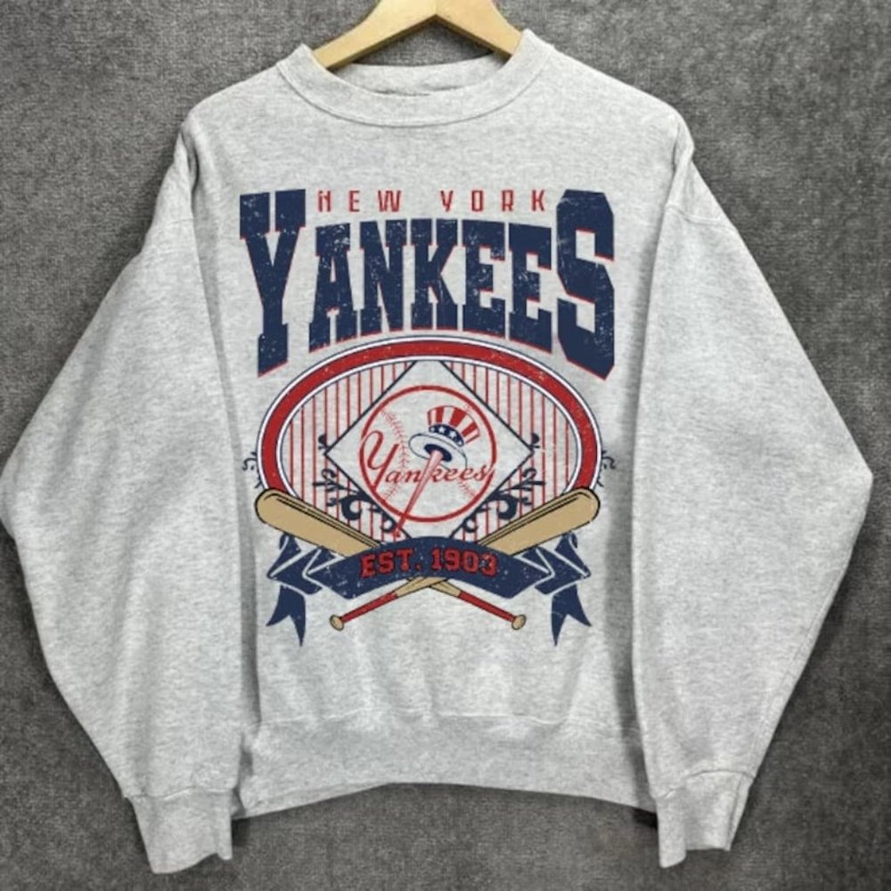 New York Yankees Gray Sweatshirt